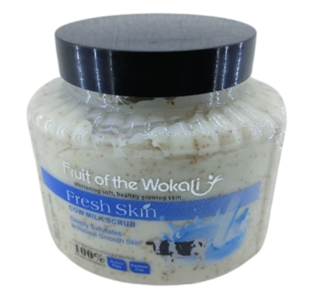 Fruit of the Wokali Fresh Skin Cow Milk Scrub 100% Natural 50Ogr