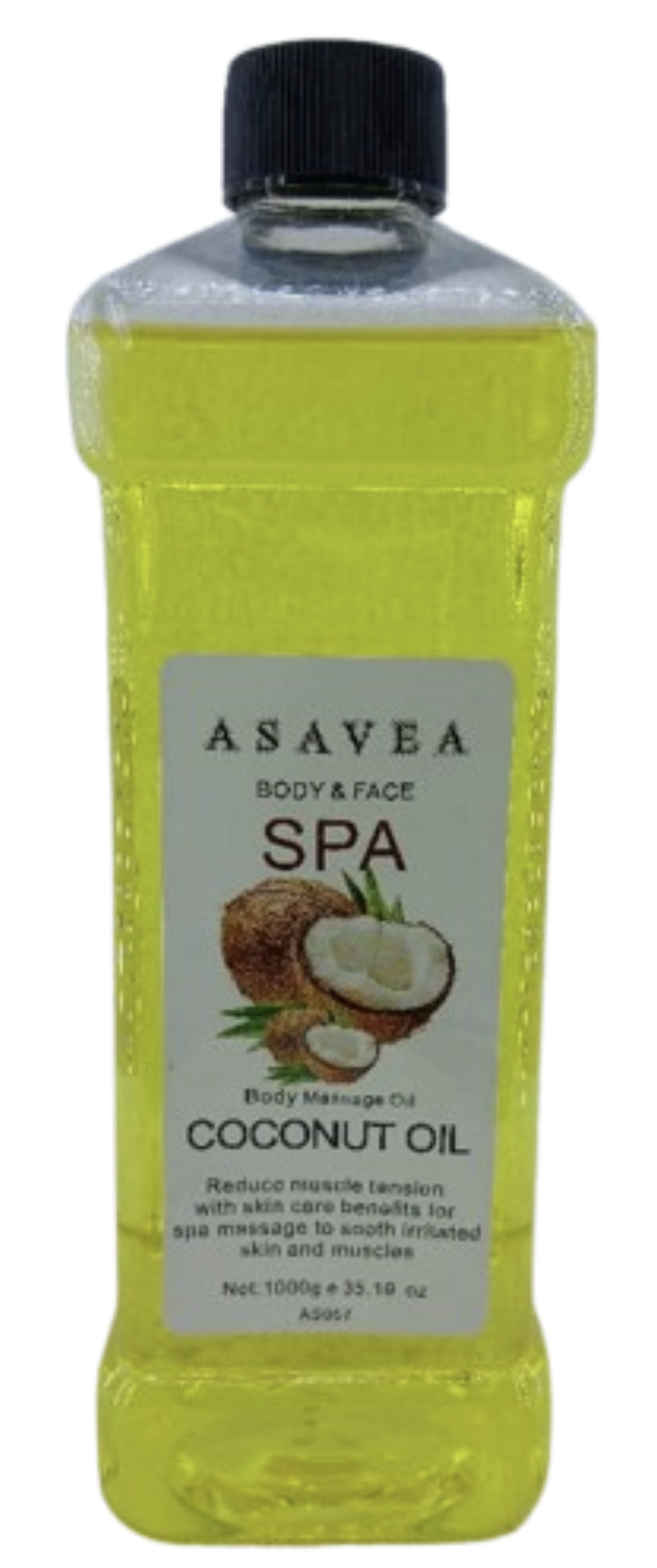 ASAVEA Body & Face SPA Body Massage Oil COCONUT OIL 1000g e 35.19 oz