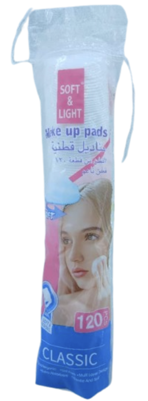 Soft & Light Make up pads 120pcs Classic