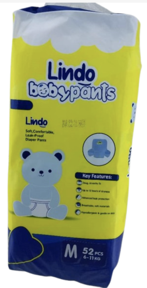 Lindo baby pants M(6-11kg) 52pcs