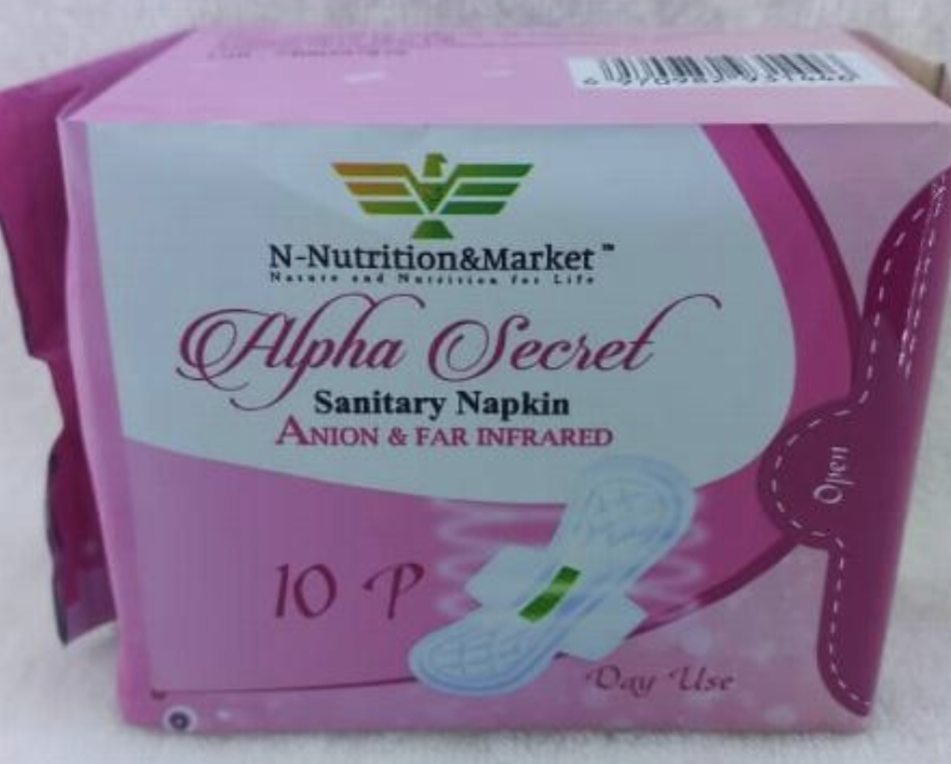 Alpha Secret Sanitary Napkin Day Use 10pcs