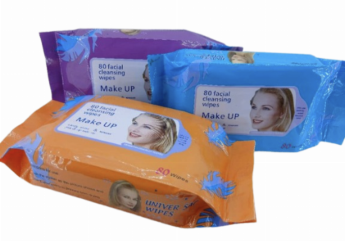 80facial cleansing wipes MAKE UP