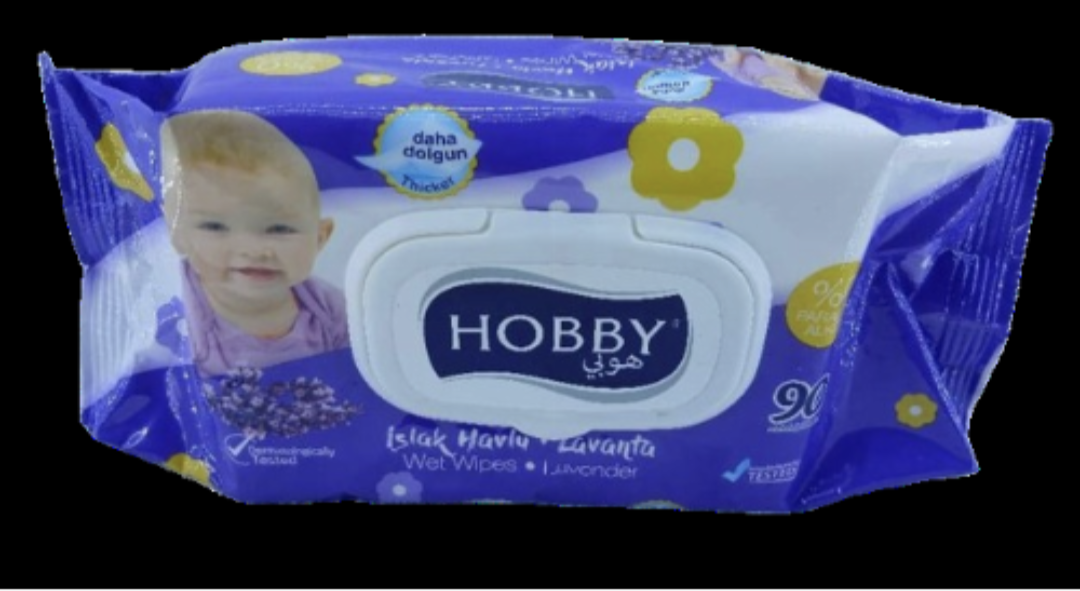 Hobby Wet Wipes Lavender 90pcs
