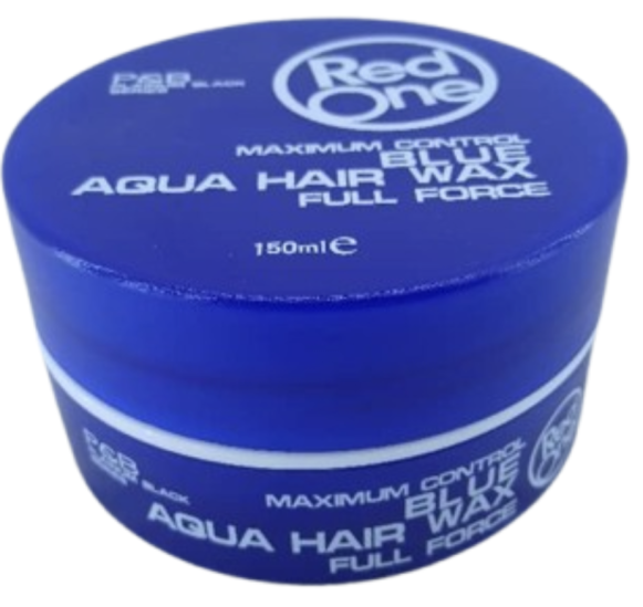 Red One Maximum control BLUE AQUA HAIR WAX Full Force 150ml