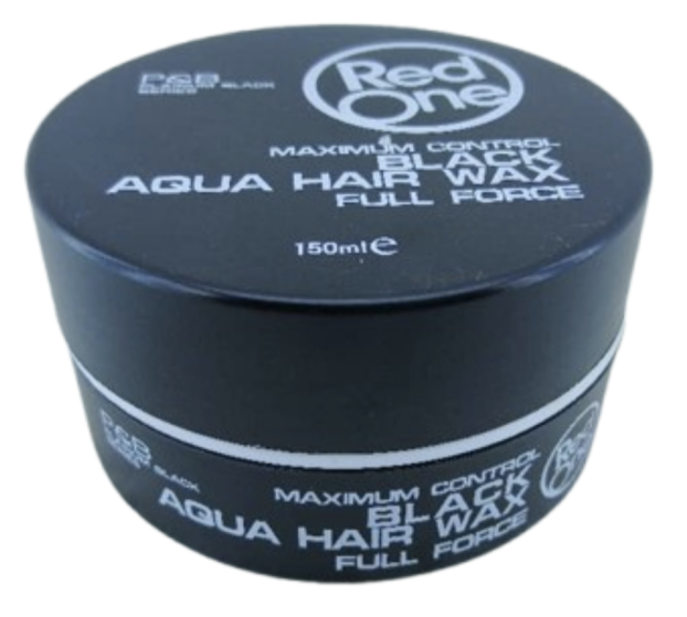 Red One Maximum control BLACK AQUA HAIR WAX Full Force 150ml