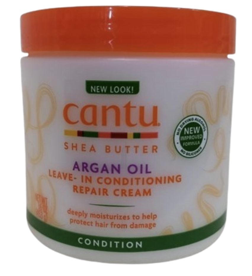 Cantu Shea Butter Argan Oil LEAVE-IN
CONDITIONING REPAIR CREAM 453gr