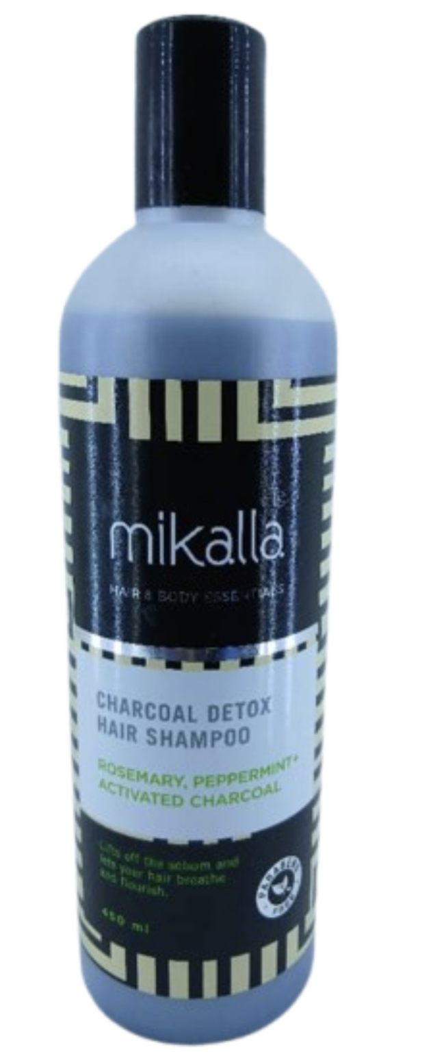 Mikalla Charcoal Detox Hair Shampoo 450ml
