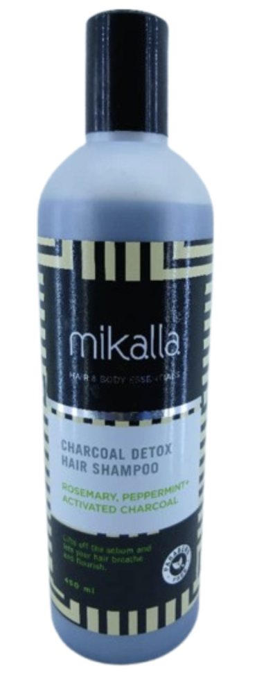 Mikalla Charcoal Detox Hair Shampoo 450ml