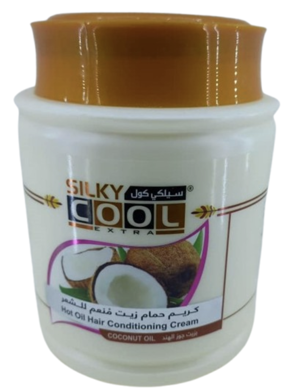 SILKY COOL Hot Oil Hair Conditioning Cream Cococnut Oil 1000ml
