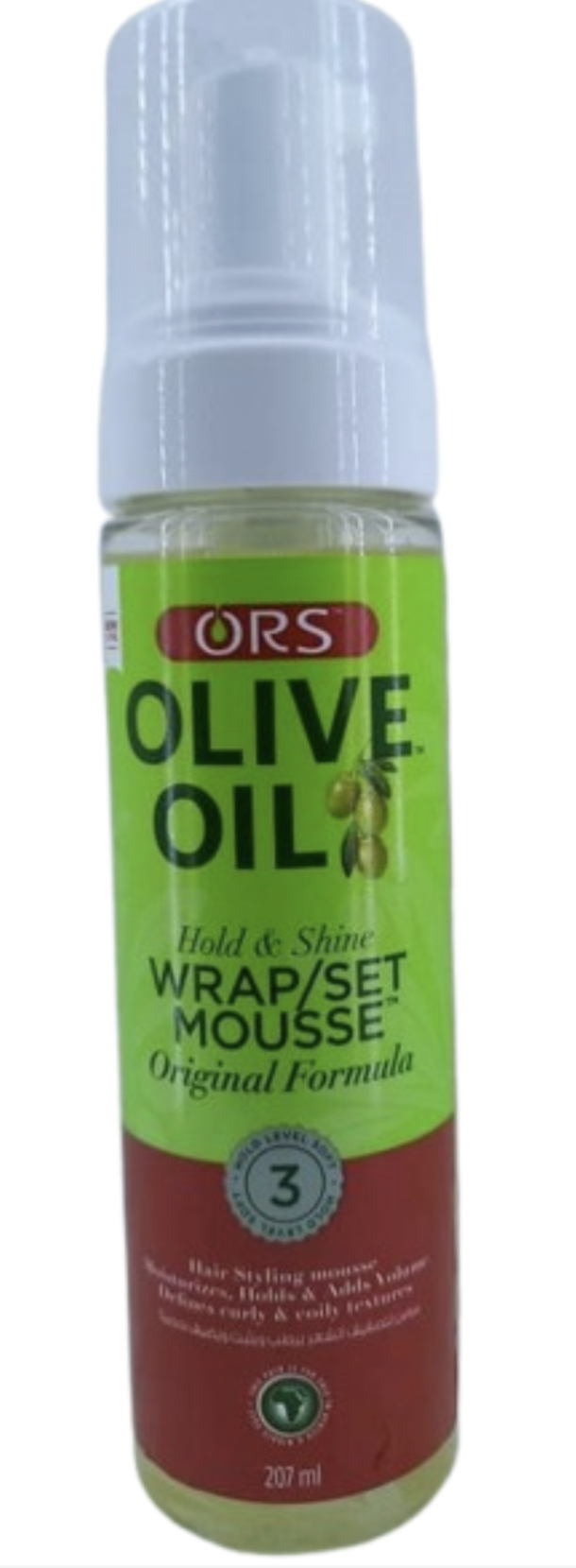 ORS OLive oil hold & shine WRAP/SET MOUSSE Original Formula 207ml