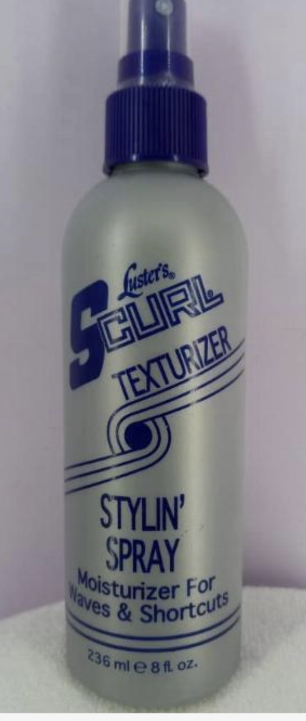 Custer's Scurl Texturizer Stylin' Spray Moisturizer for Waves & Shortcuts 236 ml