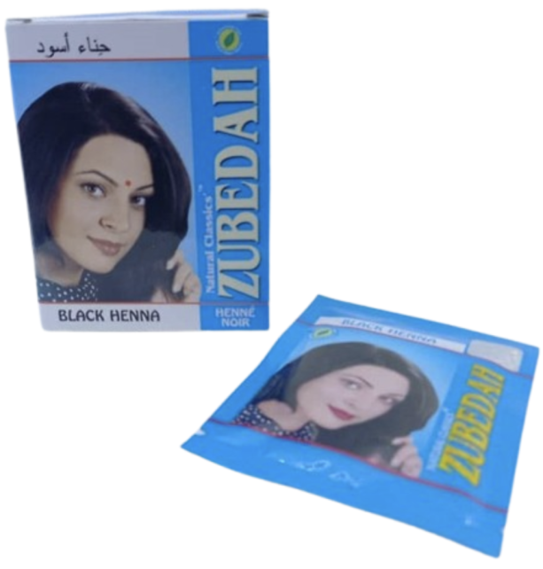 ZUBEDAH Black Henna PACK of 6pcs