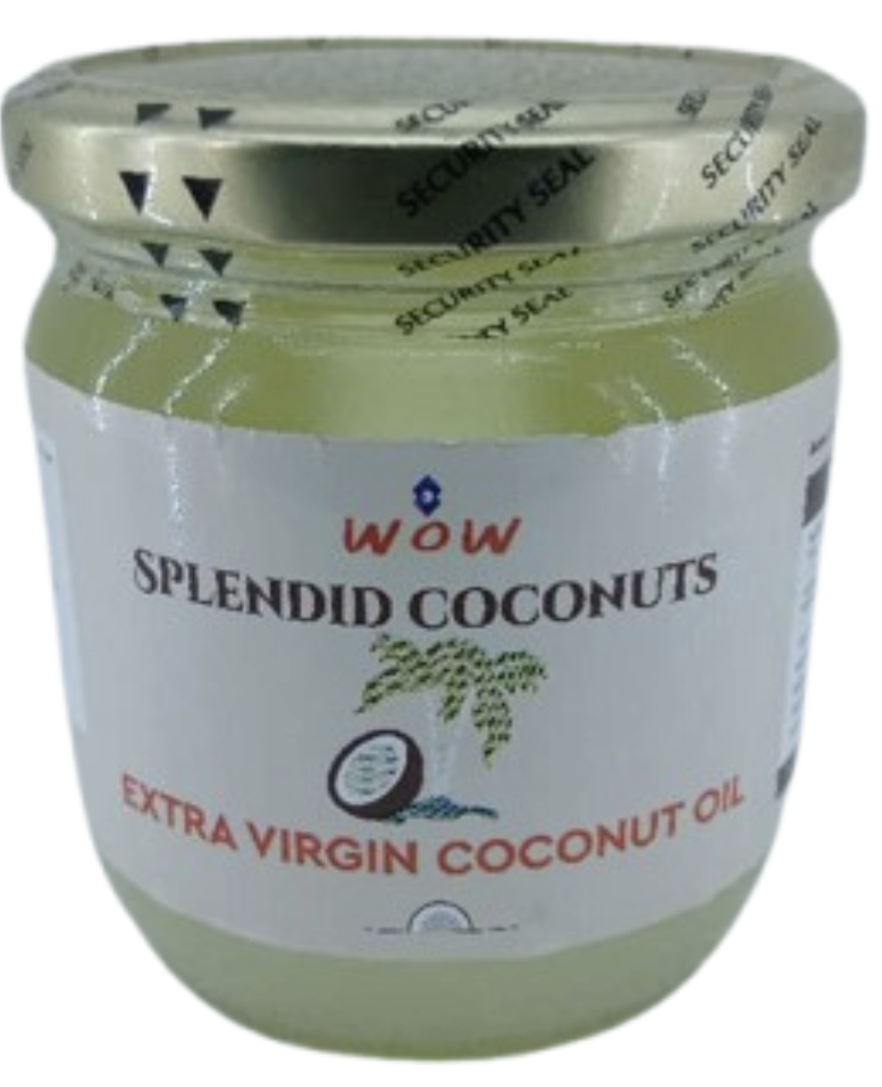 WOW SPLENDID COCONUTS EXTRA VIRGIN COCONUT OIL 400m/ 13.50z