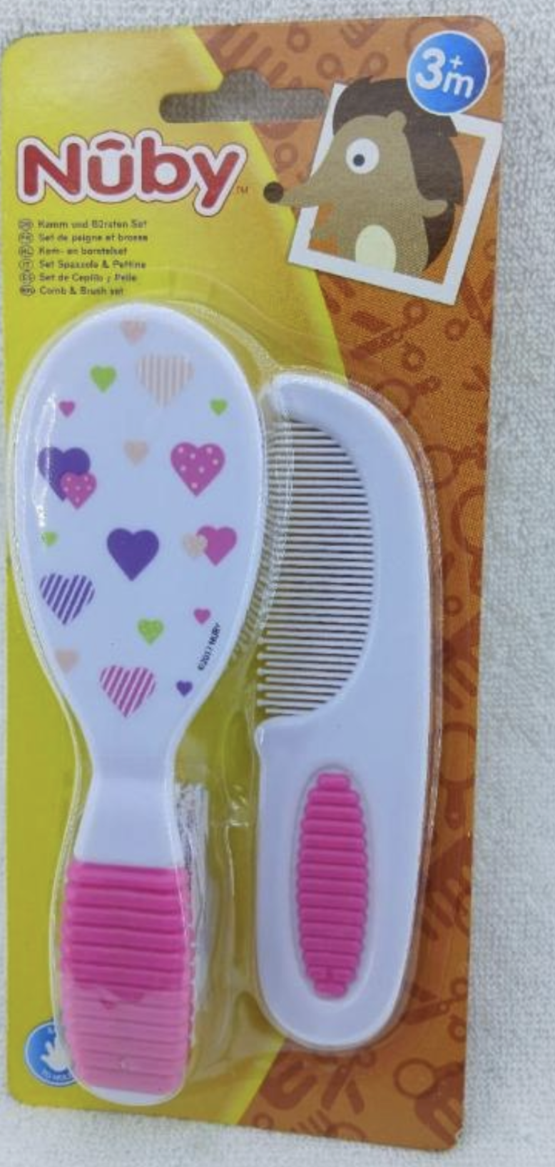 Nûby Comb & Brush Set