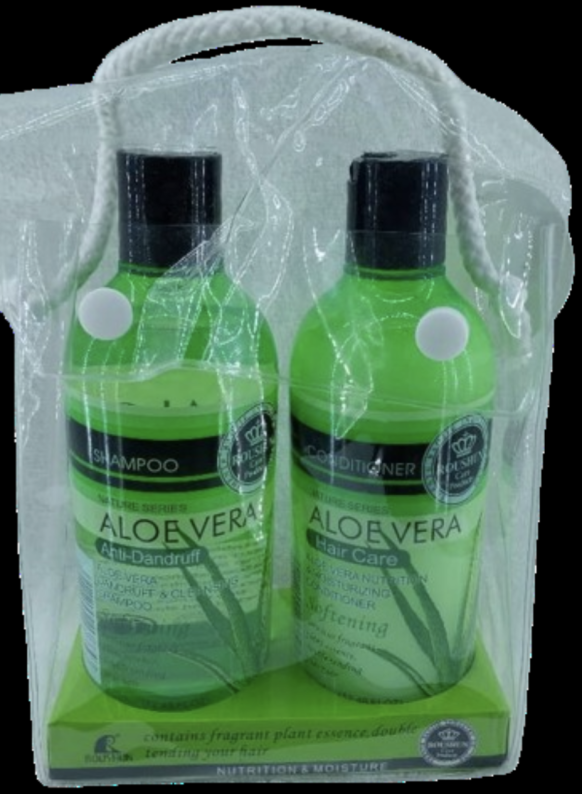 Roushun Aloe Vera Shampoo and Conditioner 370ml"2 (2bottles) Pairs shampoo and Conditioner