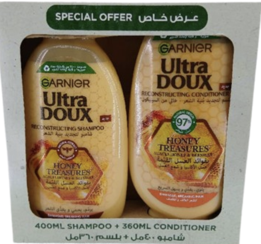 Garnier ULTRA DOUX HONEY TREASURES ACACIA HONEY & BEESWAX Reconstractin...