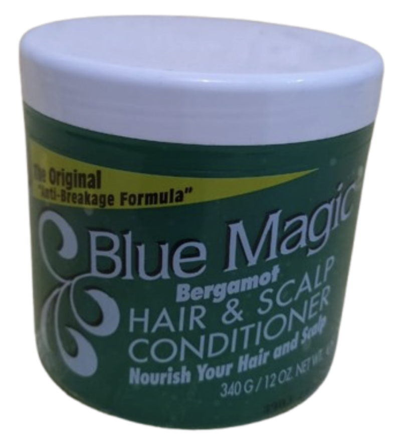 Blue Magic Bergamot HAIR& SCALP
CONDITIONER 340gr
The original "Anti-Breakage Formula"Nourish your hair and scalp
