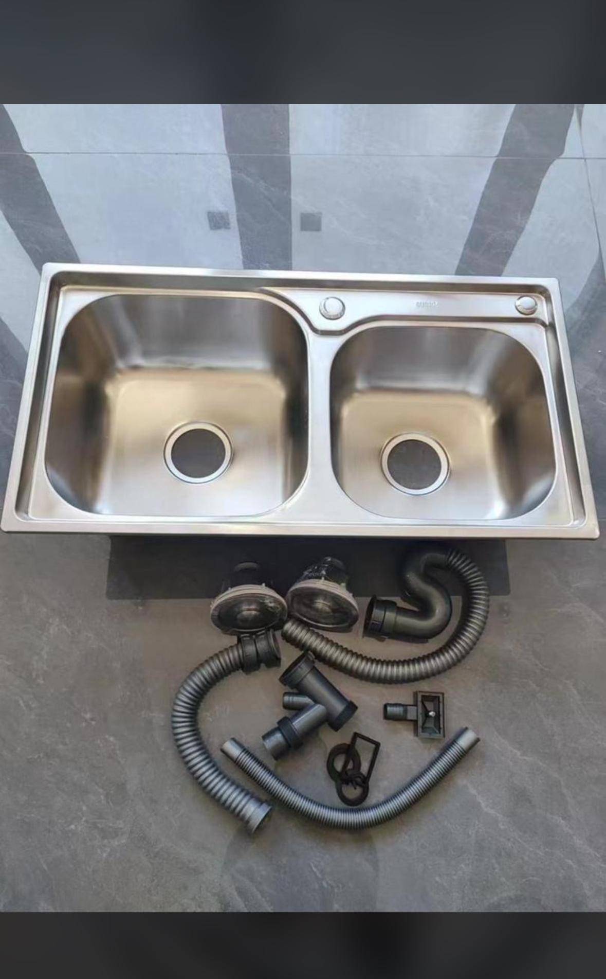 Double Bowl Stainless Steel Kitchen Sink