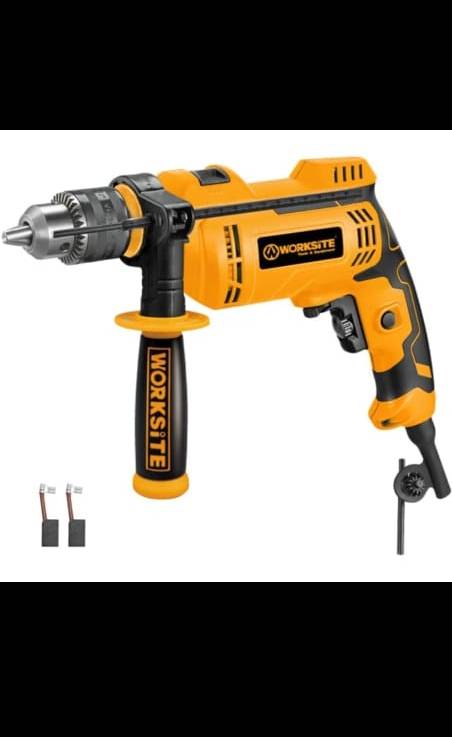 Worksite electric impact drill