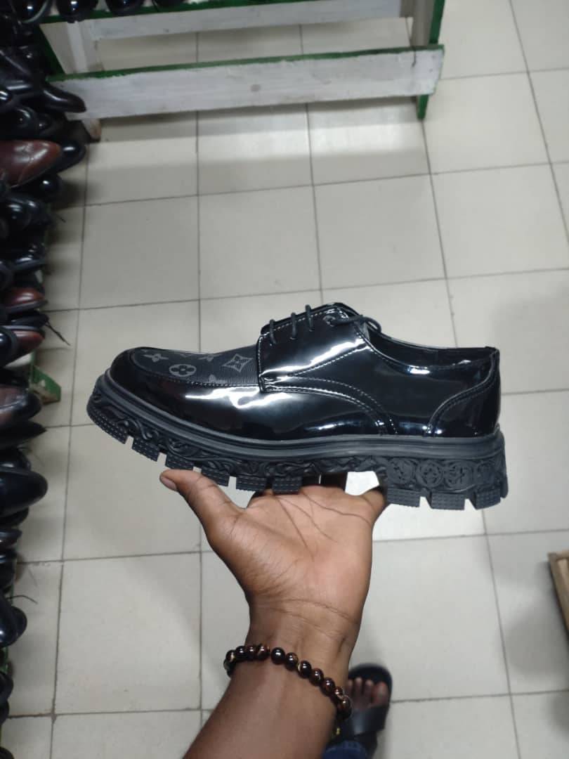 Studded Lug Sole Derby Shoe