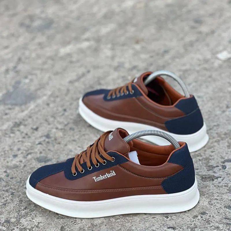 Men's Timberland Two-Tone Leather Sneakers