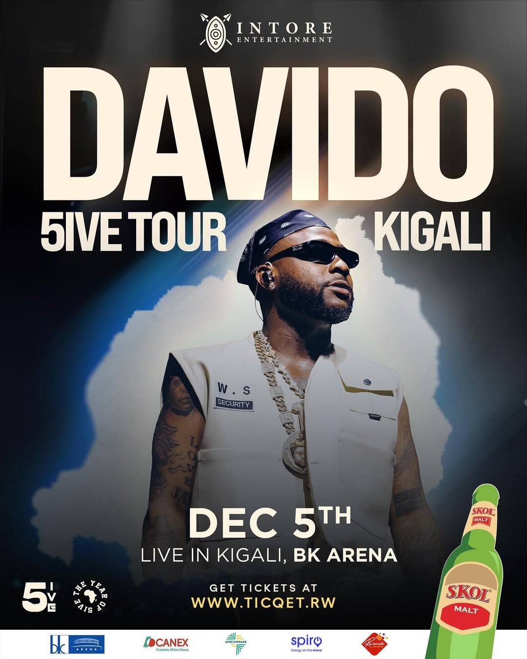 Davido 5ive Alive Tour (Premium Ticket 10% OFF)