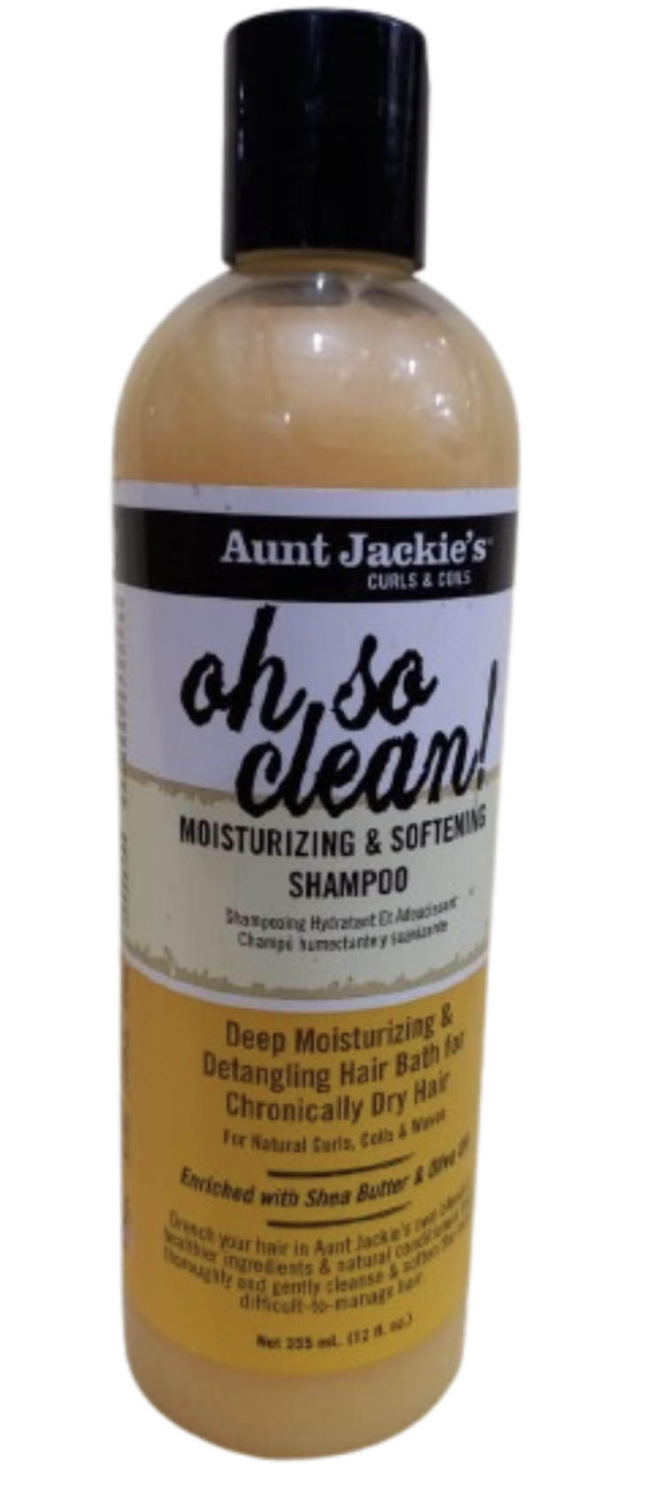 Aunt Jackie's curl& coils OH SO CLEAN Moisturising & Softening Shampoo 355ml