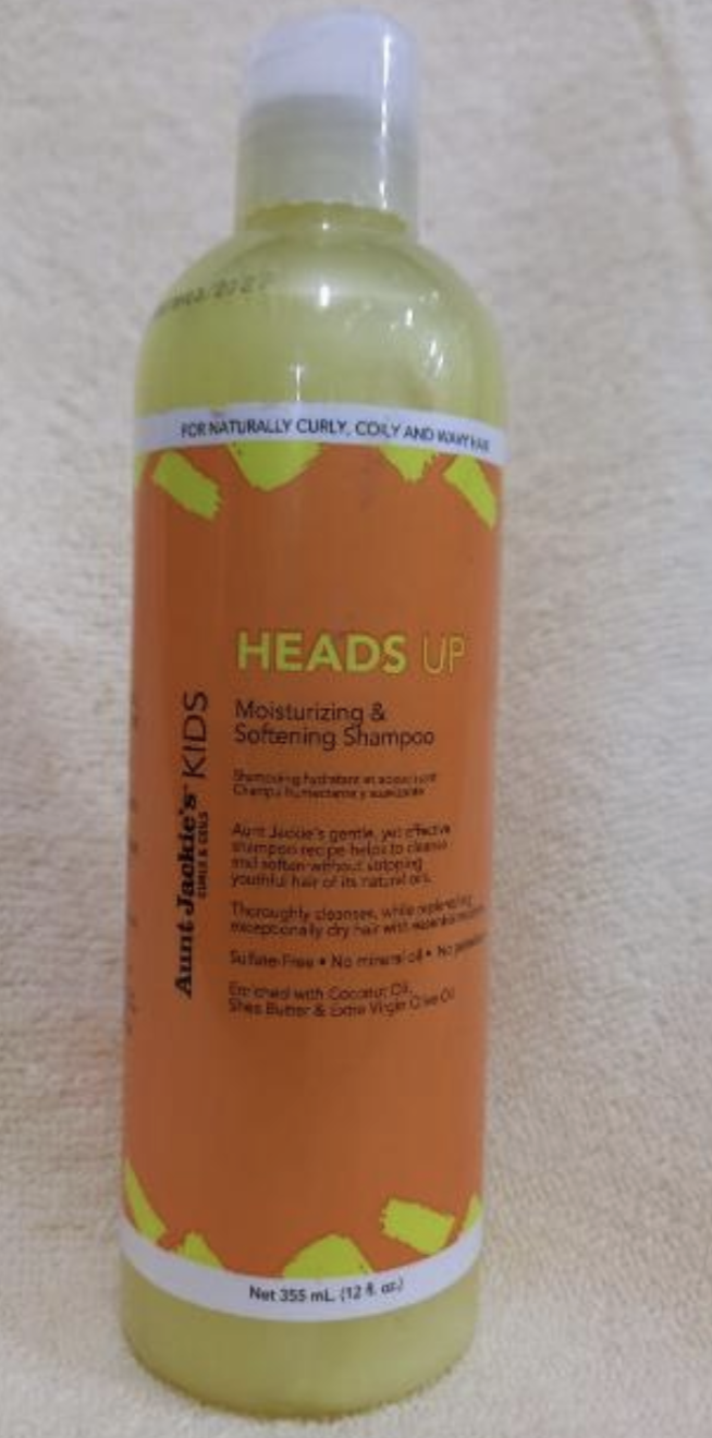 Aunt Jackie's KIDS HEADS UP Moisturising & Softening Shampoo 355 ml