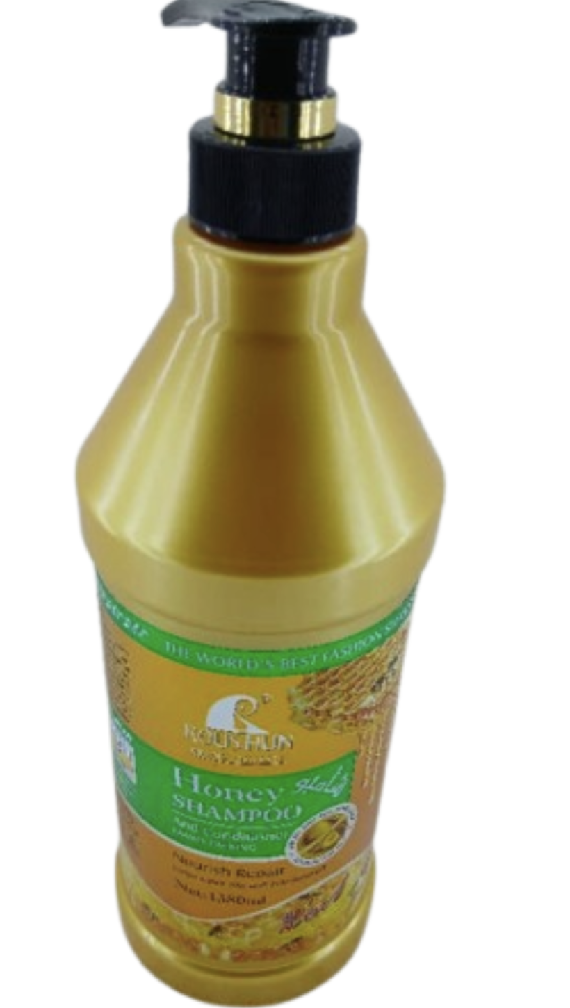 ROUSHUN Honey Shampoo and Conditional Family Packing 1380ml