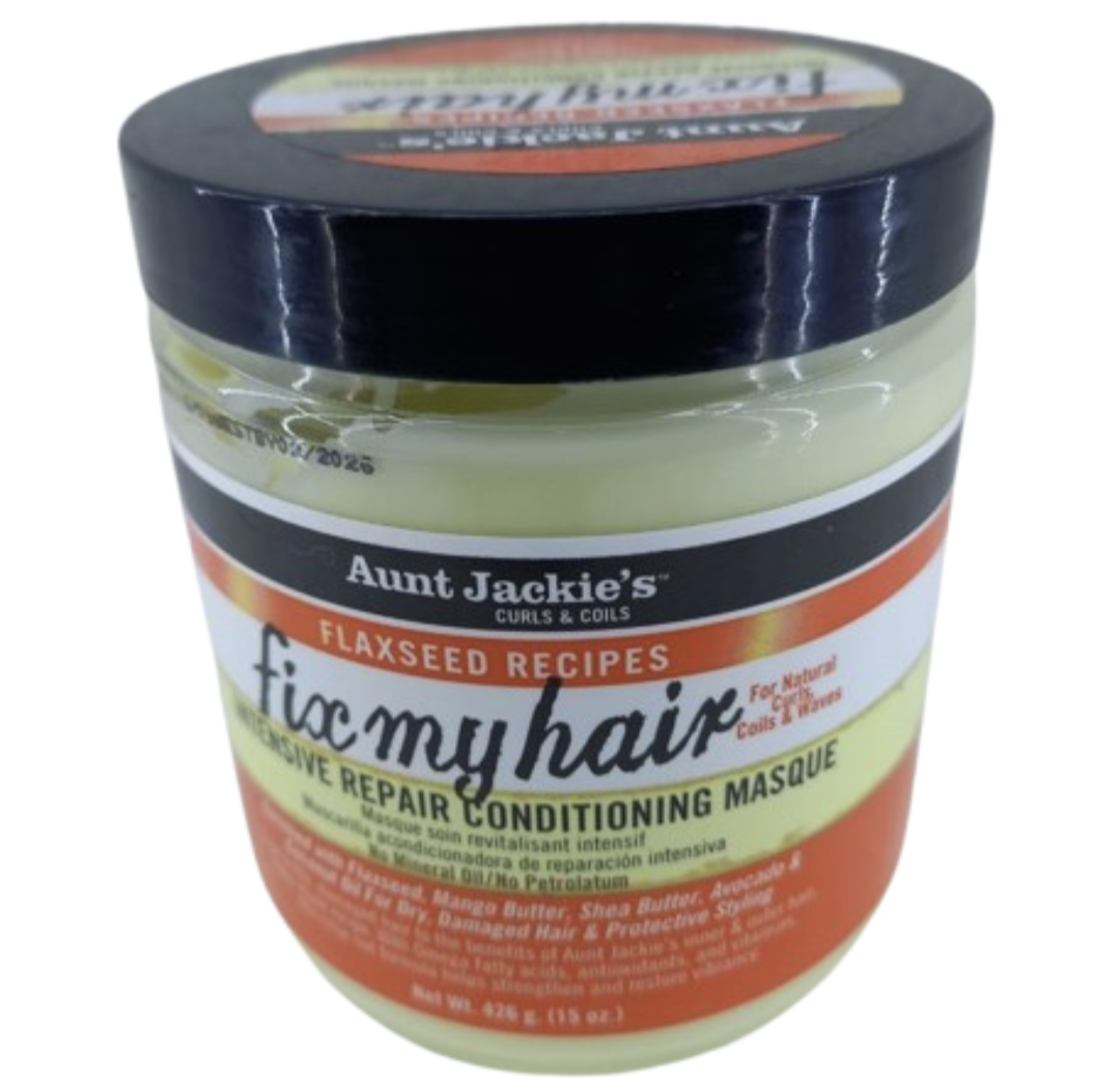 Aunt Jackie's Flaxseed Recipes fix my hair Intensive Repair Conditioning Masque 436 g