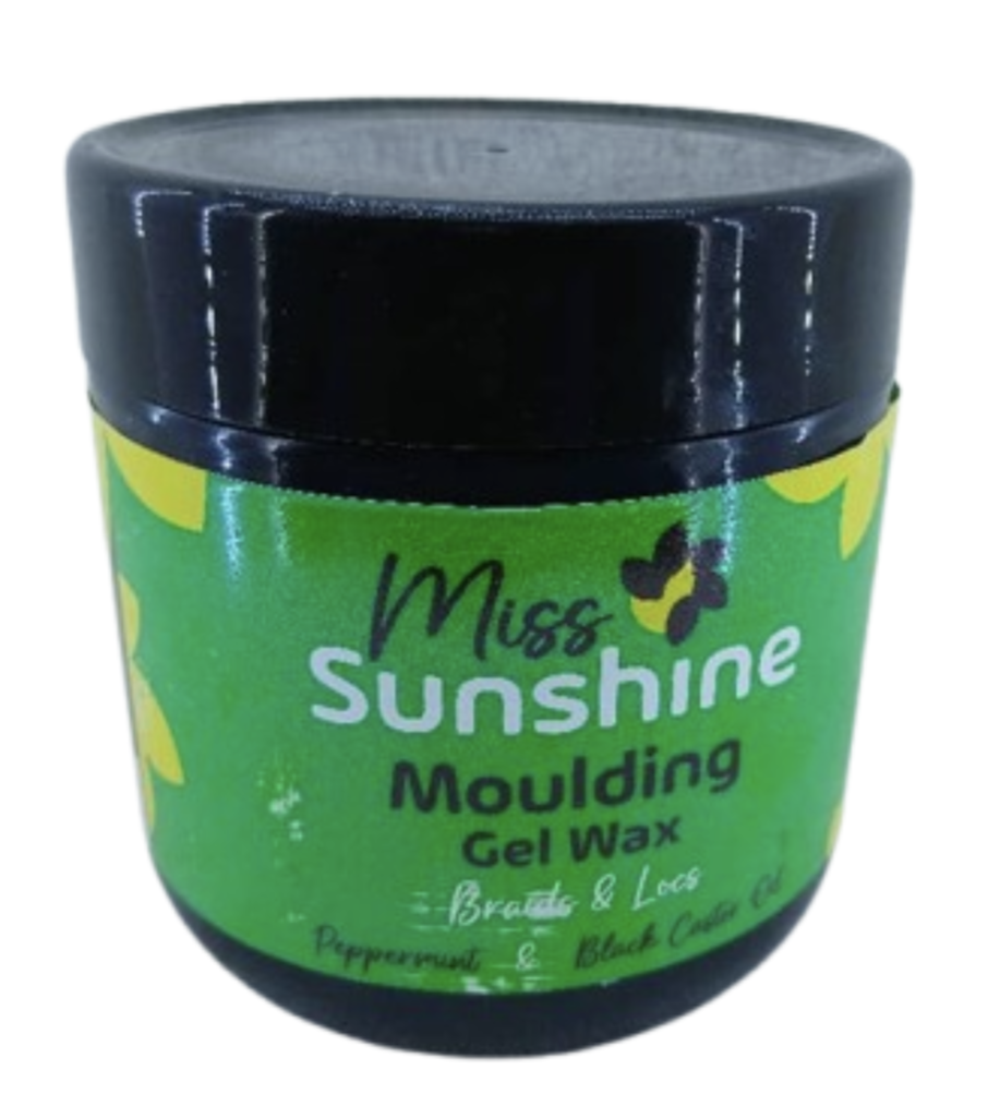 Miss Sunshine Moulding Gel Wax Braids & Locs Peppermint & Black Castor Oil 600gr
