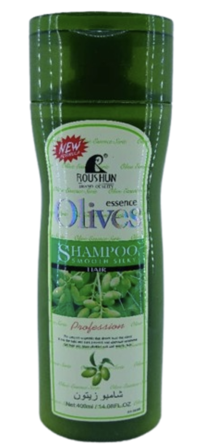 ROUSHIN Brand Quality essence Olives Shampoo Smooth Silky HAIR 400ml