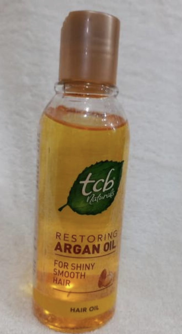 tcb naturals RESTORING ARGAN OIL for SHINY SMOOTH HAIR 150ml