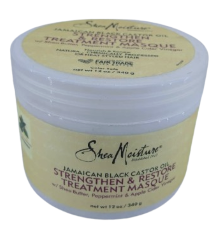 Shea Moisture Jamaican Black Castor oil STRENGTHEN & RESTORE TREATMENT MA...
