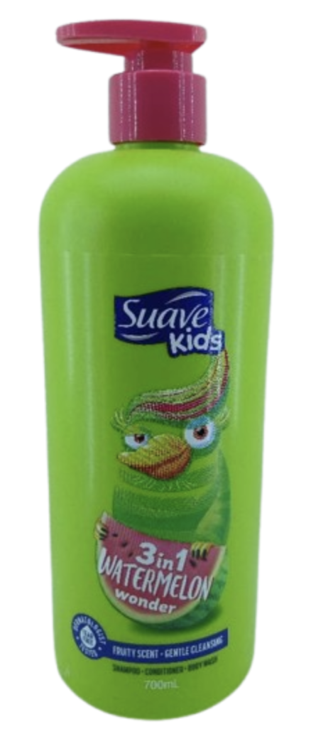 SUAVE KIDS 3in1 Watermelon Wonder SHAMPO0-CONDITIONER-BODY WASH 70...