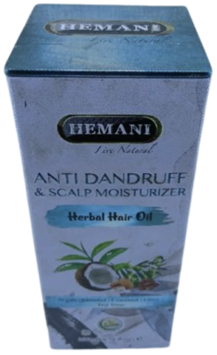 HEMANI Anti Dandruff & Scalp Moisturizer Herbal Hair Oil 200ml 6.76 fl oz