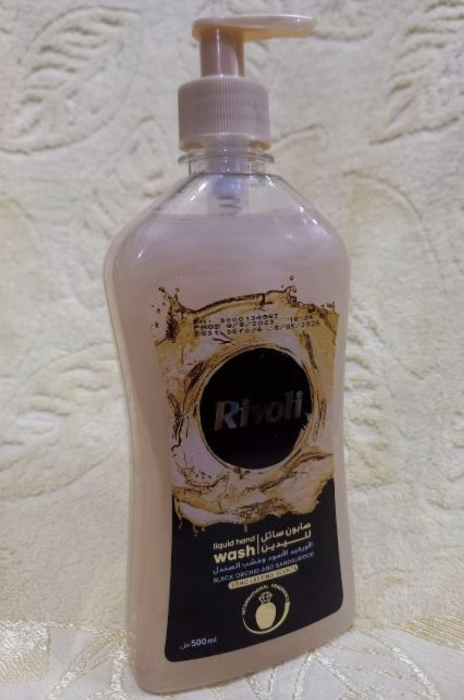 RIVOTI Black TUBEROSE and VANILLA Liquid hand wash 500ml