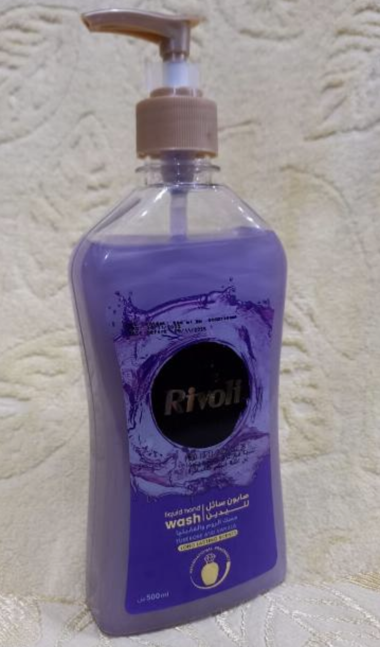 RIVOTI Black TUBEROSE and VANILLA Liquid hand wash 500ml