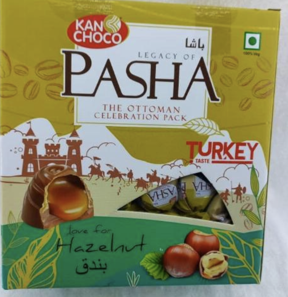 KAN CHOCO Legacy of PASHA love for Hazernut 863gr of 75pcs
