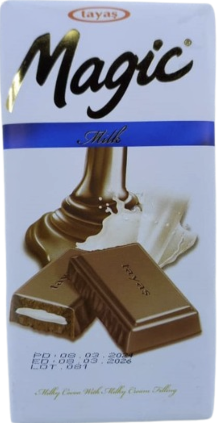 Tayas Magic Milk Chocolate 80gr