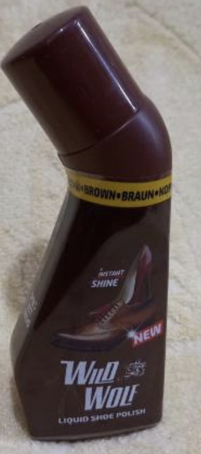 Wild Wolf Brown Liquid Shoe Polish 75ml