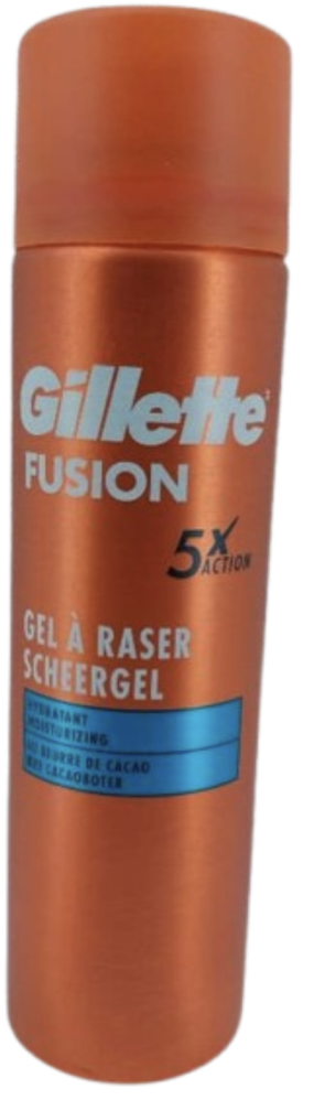 Gillette fusion Gel a Raser au beurre de Cacao 200ml