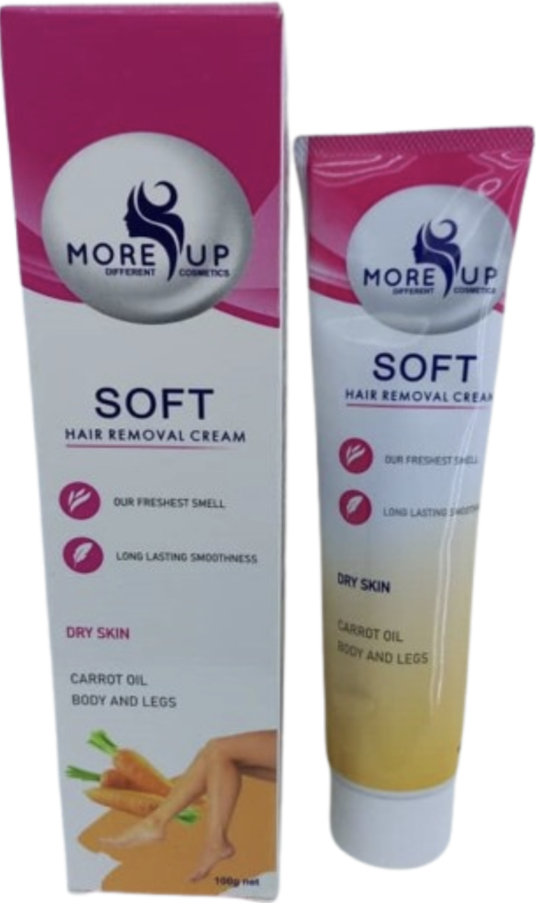 More up Soft Hair Removal Cream Dry Skin 100gr