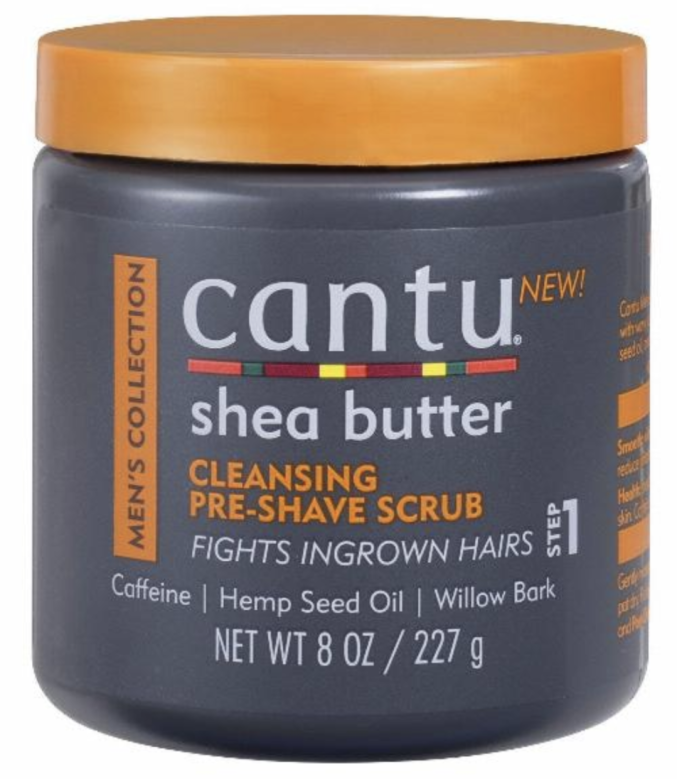 Cantu Men Shea Butter cleans Pre-Shave Scrub