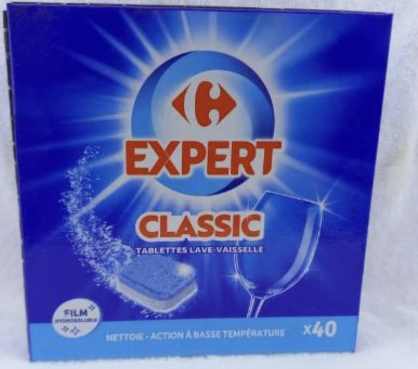 EXPERT CLASSIC TABLETTES LAVE - VAISSELLE 40pcs 600ge