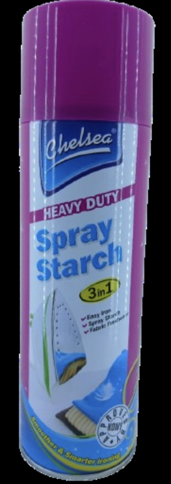 Chelsea Heavy Duty Spray Starch 3in1 Smoother & Smarter Ironing 470ml