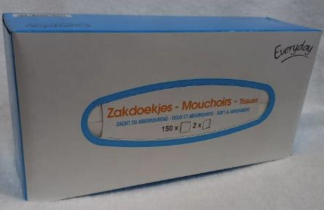 Everyday Mouchoirs en boite 150pcs