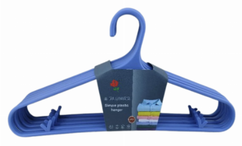 Single plastic hanger 5pcs