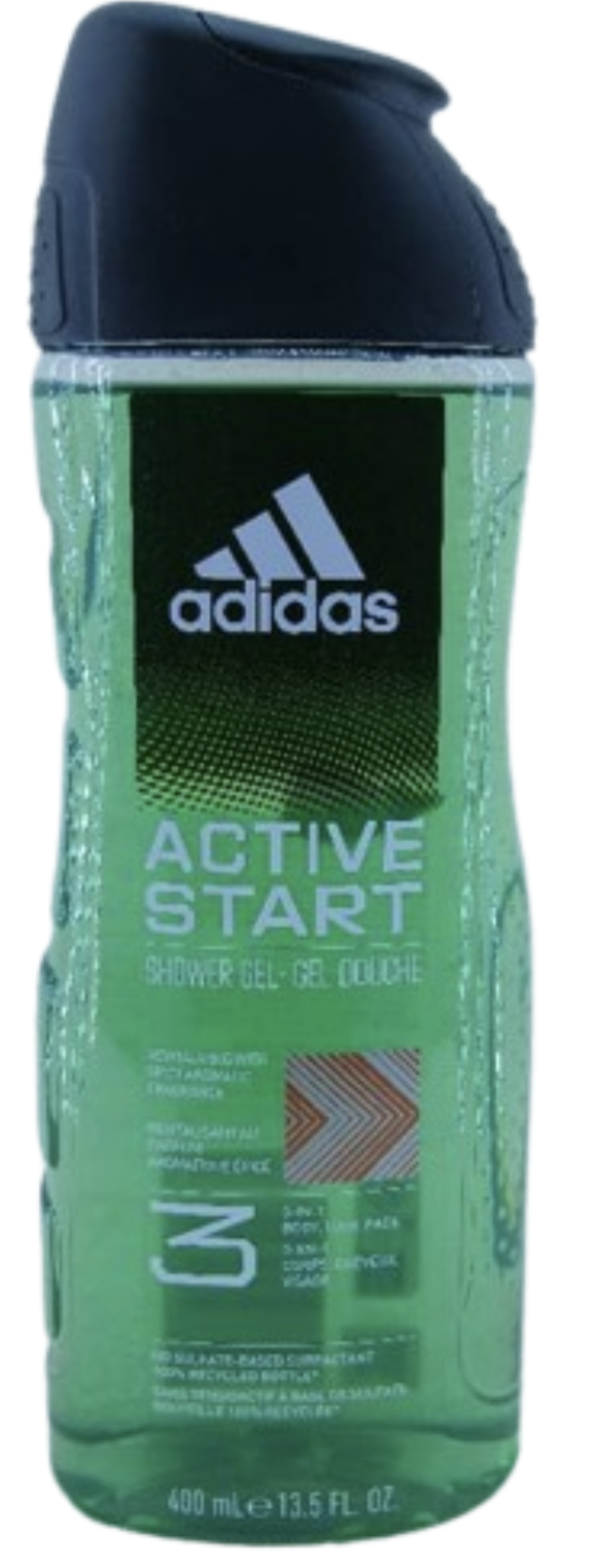 Adidas active start 3in1 shower gel 400ml