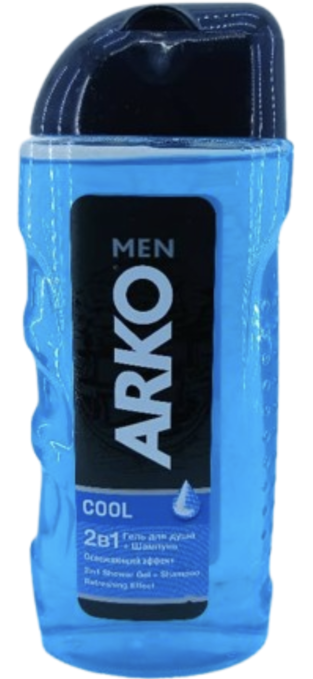MEN ARKO Cool 2IN1 Shovwer + Shampoo Refreshing Effect 260ml
